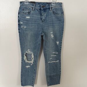 NWT Blank NYC Crop Girlfriend The Ludlow Jeans Size 30